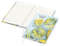 Notizbuch Note-Book RECYCLING Ecken spitz Papier-Hardcover individuell bedruckt, DIN A4, Lineatur Winkelkaro, Einband-Material recyceltes Naturpapier