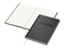 Notizbuch Note-Book RECYCLING Ecken spitz Naturpapier-Hardcover schwarz