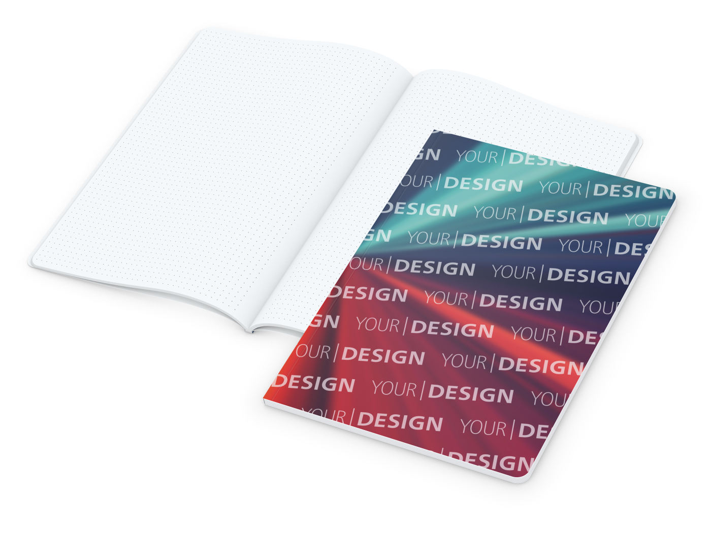 Notizbuch Copy-Book Umfang klein Karton-Softcover individuell bedruckt