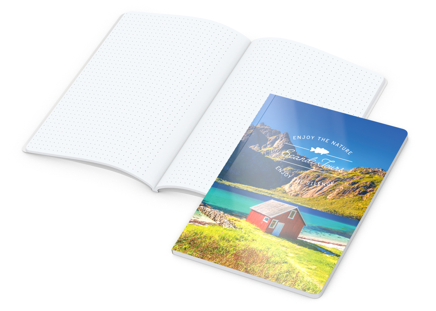 Notizbuch Copy-Book Umfang klein Karton-Softcover individuell bedruckt