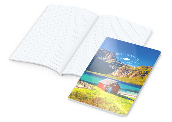 Notizbuch Copy-Book Umfang klein Karton-Softcover individuell bedruckt