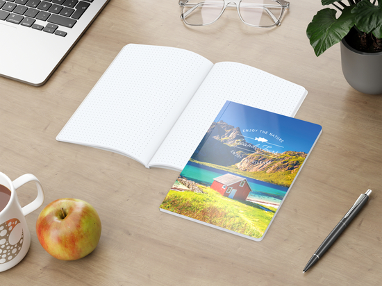Notizbuch Copy-Book Umfang klein Karton-Softcover individuell bedruckt