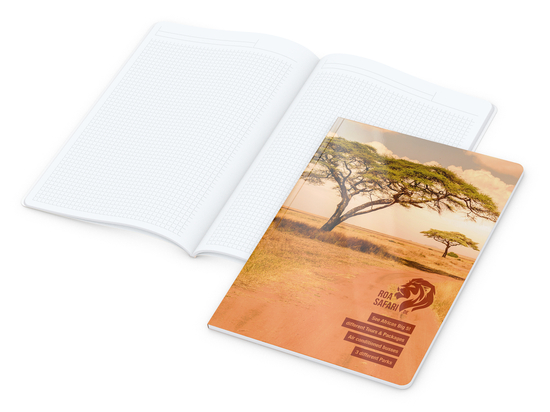 Notizbuch Copy-Book Umfang klein Karton-Softcover individuell bedruckt