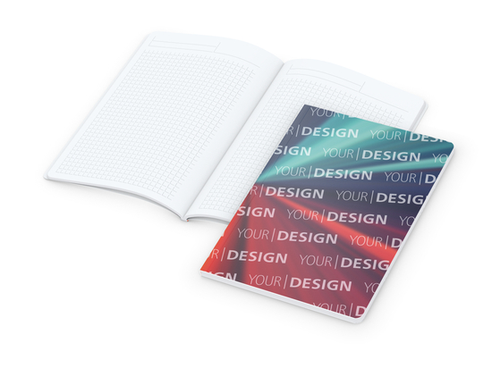 Notizbuch Copy-Book Umfang klein Karton-Softcover individuell bedruckt