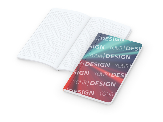 Notizbuch Copy-Book Umfang klein Karton-Softcover individuell bedruckt