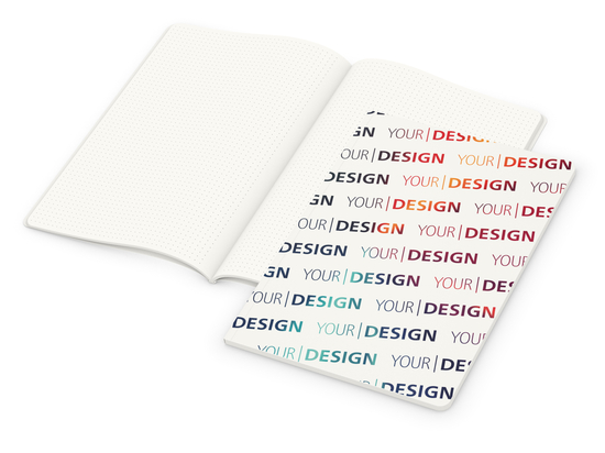 Notizbuch Copy-Book RECYCLING Naturkarton-Softcover individuell bedruckt