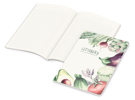 Notizbuch Copy-Book RECYCLING Naturkarton-Softcover individuell bedruckt