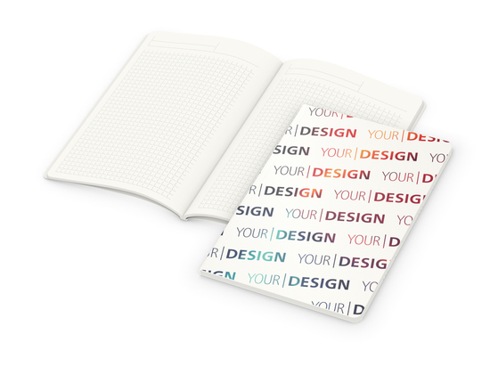 Notizbuch Copy-Book RECYCLING Naturkarton-Softcover individuell bedruckt