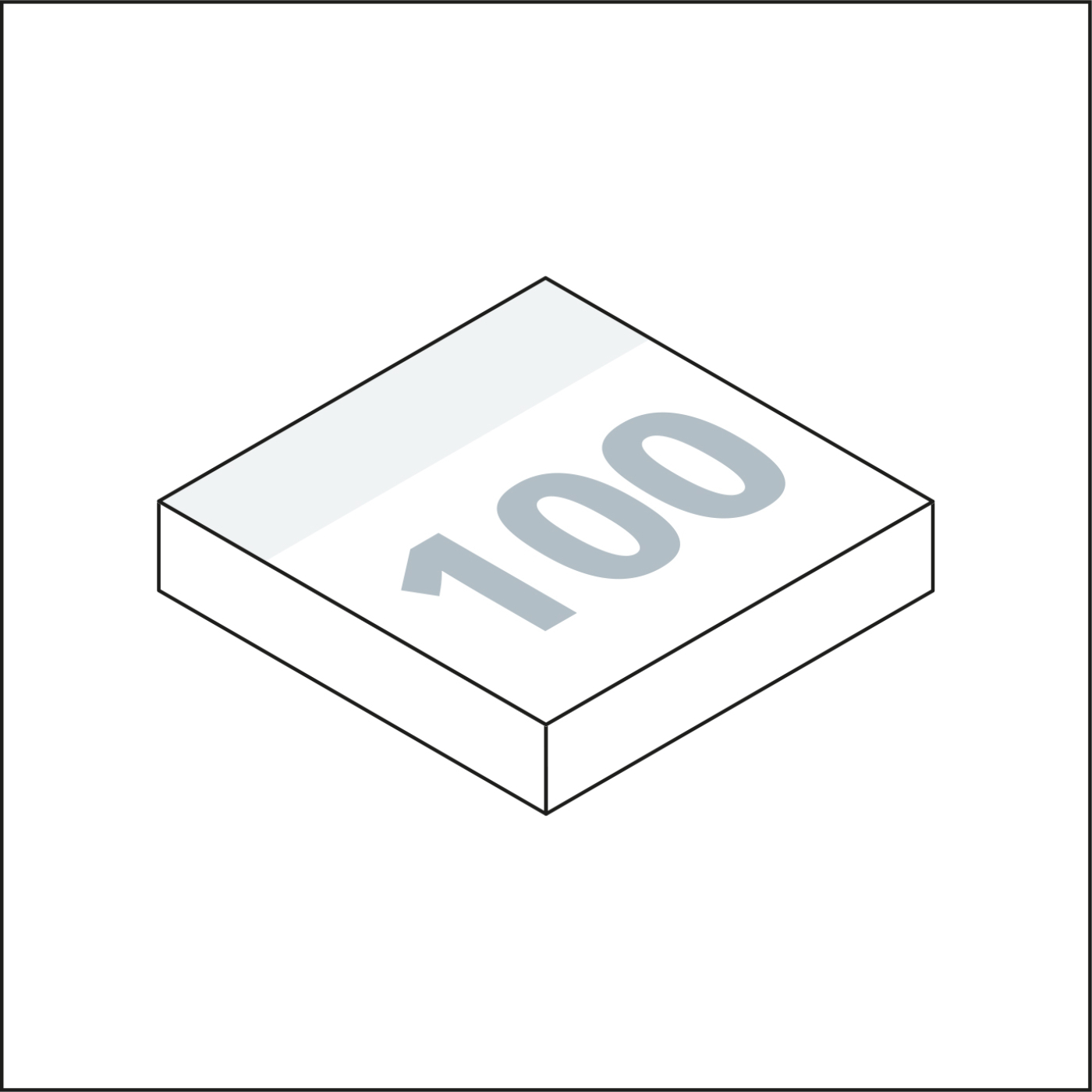 Haftnotizblock Basic 72 × 72 mm Format quadratisch