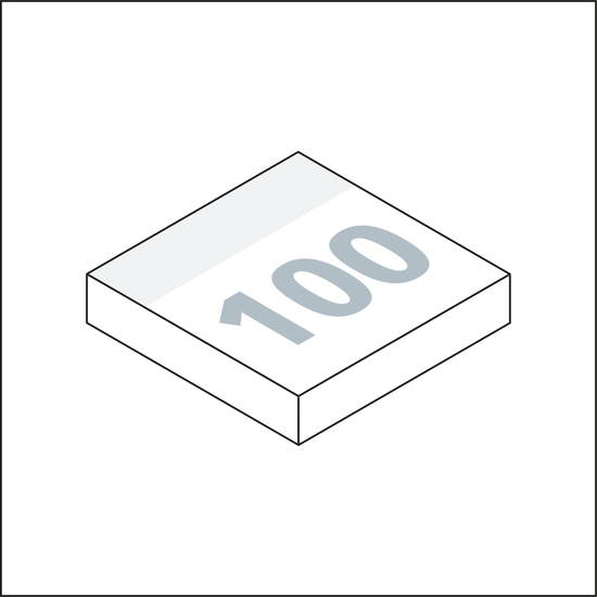 Haftnotizblock Basic 72 × 72 mm Format quadratisch