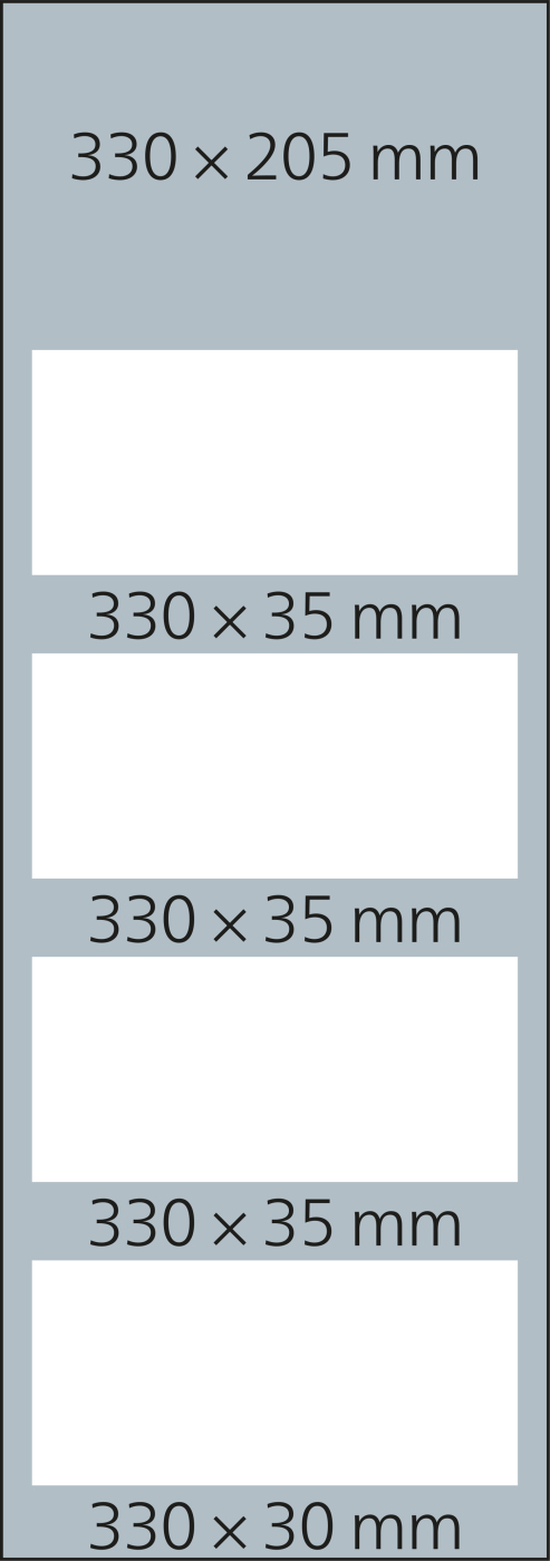 4-Monatskalender Mehrblock Quadro Light 4 mehrsprachig