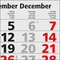 4-Monatskalender Mehrblock Quadro Light 4 mehrsprachig