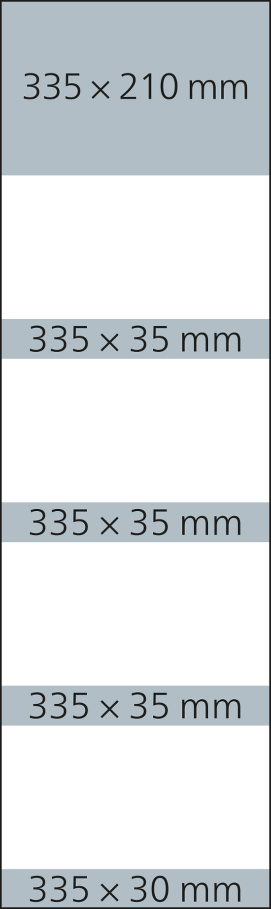 4-Monatskalender Mehrblock Quadro 4 Post Extra-Breite 335 mm