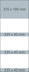 3-Monatskalender Mehrblock Maxi Wire-O 3 Wire-O-Bindung