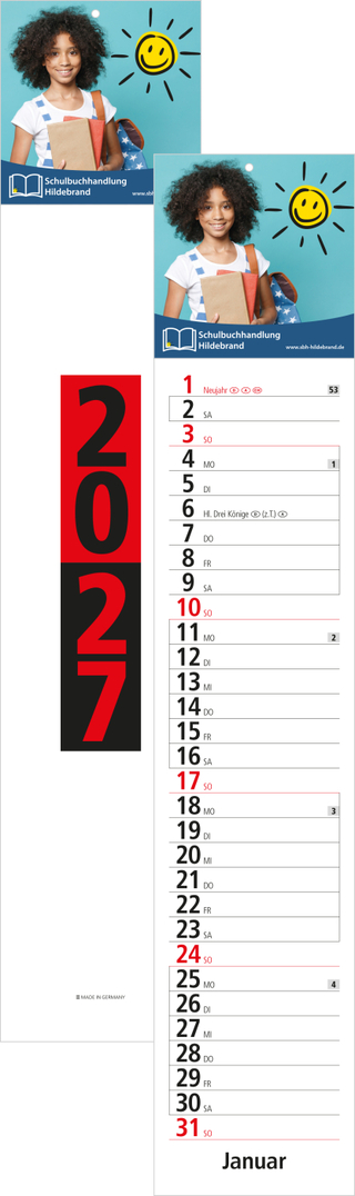 Streifenkalender Trend
