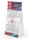 Tischkalender Mini 3 Karton-Dachaufsteller