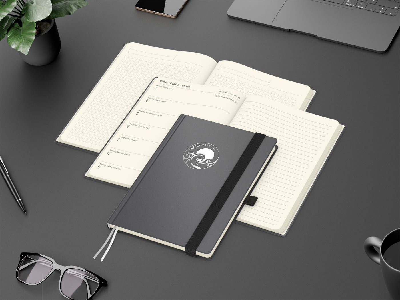 Wochenplaner Vision-Hybrid Creme Bestseller inkl. Prägung