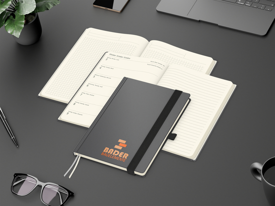 Wochenkalender links + Notizen rechts Vision-Hybrid EXPRESS Kunstleder-Hardcover