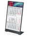 Tischkalender Desktop 3 Color Metallaufsteller farbbeschichtet