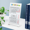 Tischkalender Desktop 3 Color Metallaufsteller farbbeschichtet