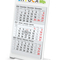 Tischkalender Desktop 3 Color Metallaufsteller farbbeschichtet