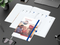 Wochenkalender vorne + Notizen hinten Match-Hybrid Papier-Hardcover