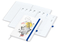 Wochenkalender vorne + Notizen hinten Match-Hybrid Papier-Hardcover