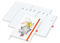 Wochenkalender vorne + Notizen hinten Match-Hybrid Papier-Hardcover