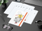 Wochenkalender vorne + Notizen hinten Match-Hybrid Papier-Hardcover