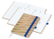 Wochenkalender vorne + Notizen hinten Match-Hybrid Papier-Hardcover