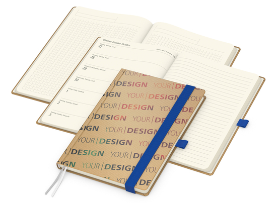 Wochenkalender links + Notizen rechts Match-Hybrid Papier-Hardcover A5
