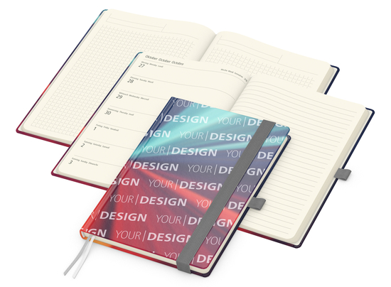 Wochenkalender links + Notizen rechts Match-Hybrid Papier-Hardcover A5