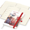 Wochenkalender links + Notizen rechts Match-Hybrid Papier-Hardcover A5, Einband-Material Papier glänzend