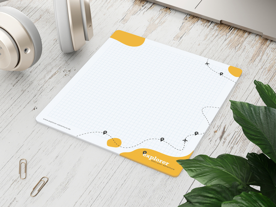 Haftnotiz-Mousepad Haftnotizblock extra groß
