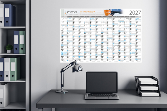 Wandplaner Horizont EXPRESS 1.020 × 680 mm Dez. Vorjahr – Jan. Folgejahr