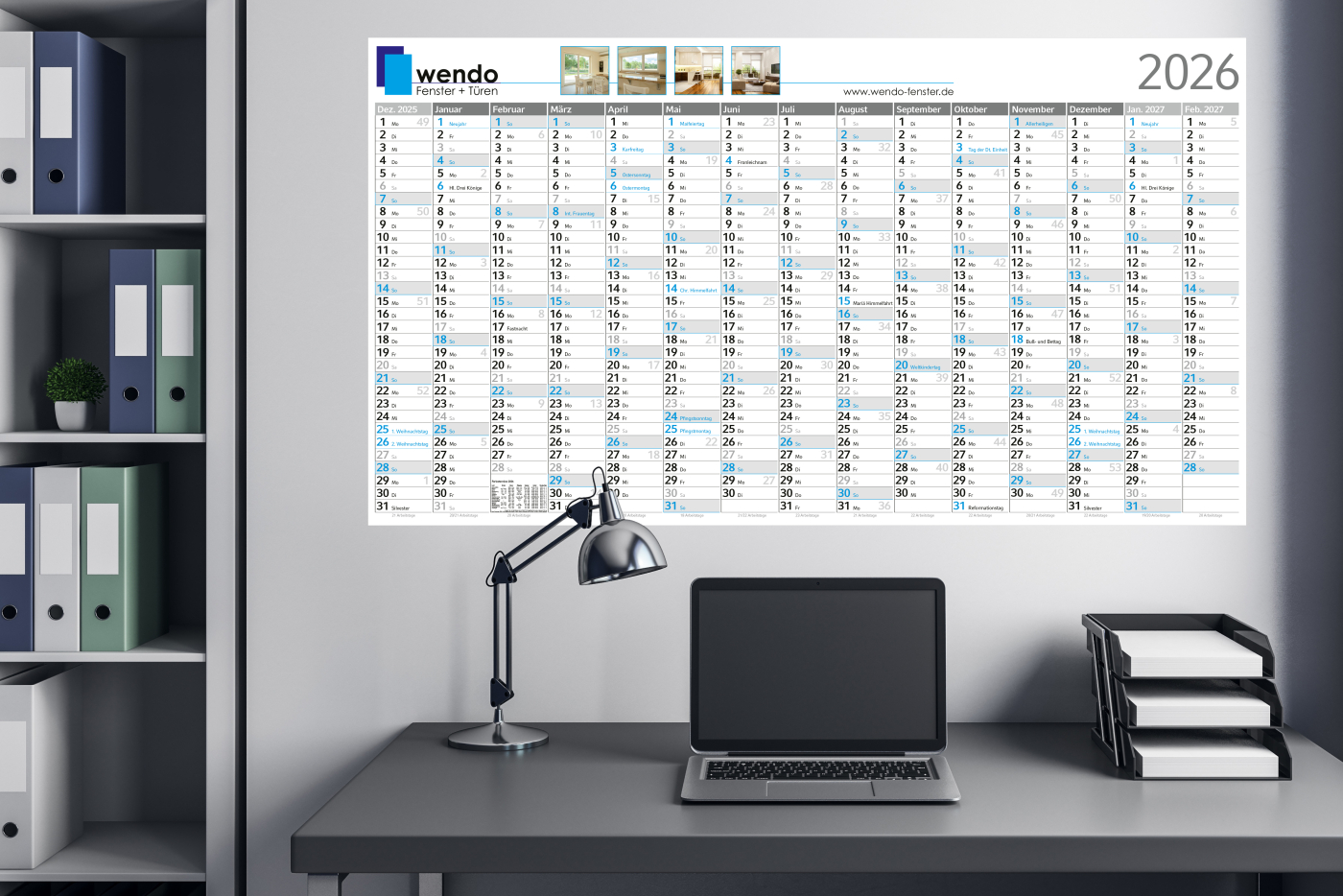 Wandplaner Horizont XL Bestseller