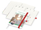 Wochenkalender vorne + Notizen hinten Match-Hybrid RECYCLING Papier-Hardcover A5