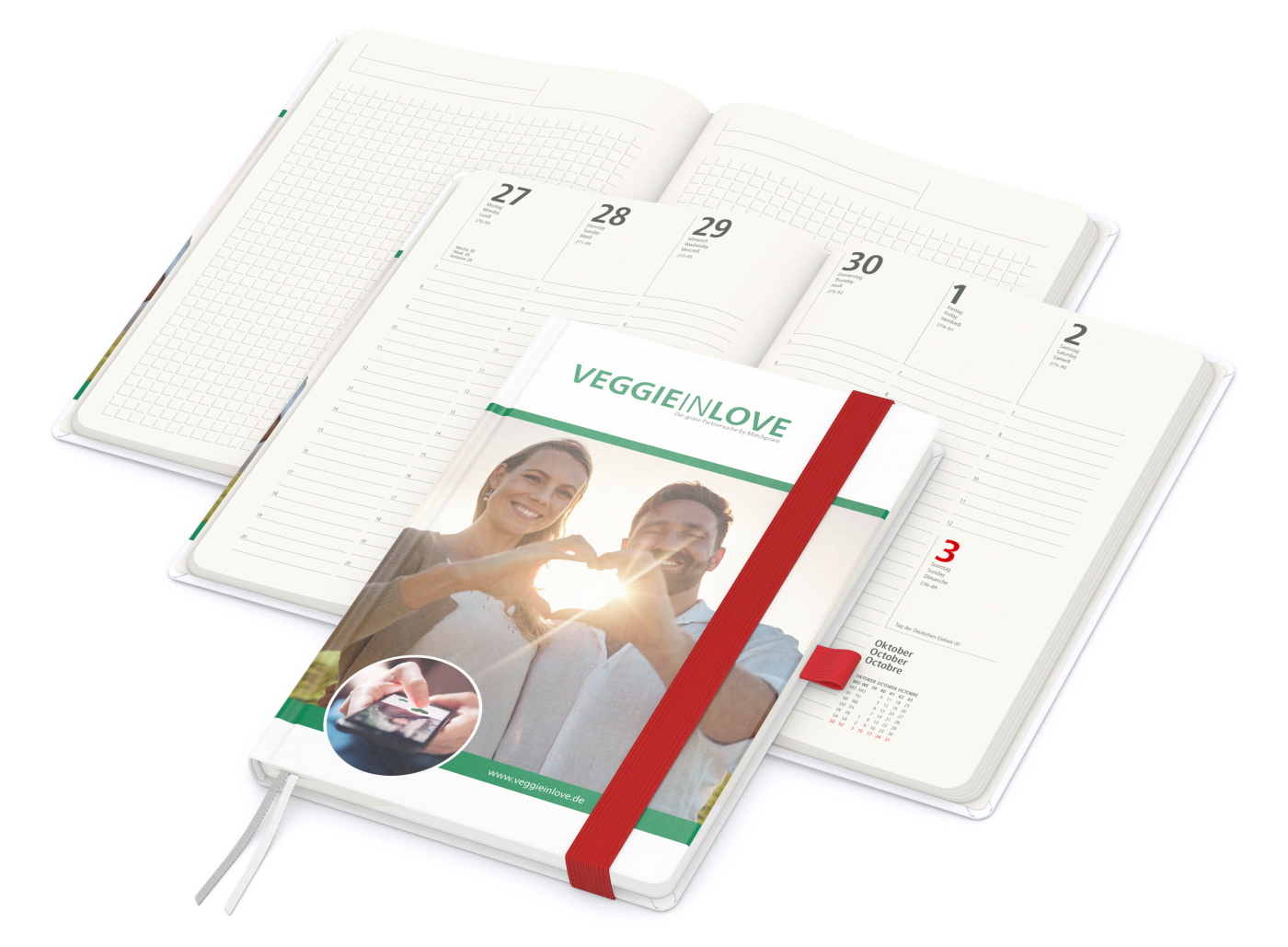 Wochenplaner Match-Hybrid A5 Natura Recycling