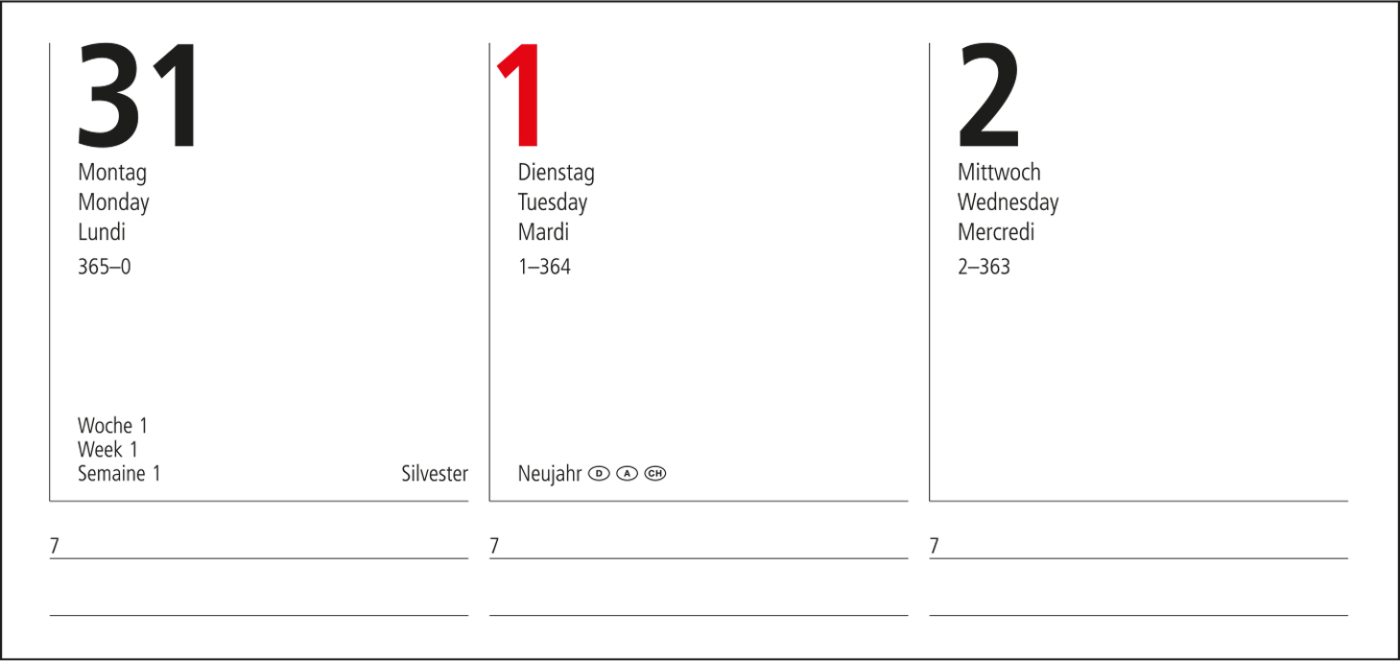 Wochenkalender Prestige-Flexx A5 Naturkarton-Softcover individuell bedruckt