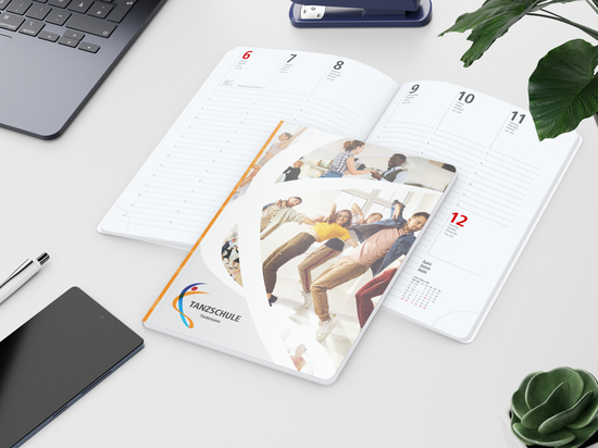 Wochenkalender Prestige-Flexx A5 Naturkarton-Softcover individuell bedruckt