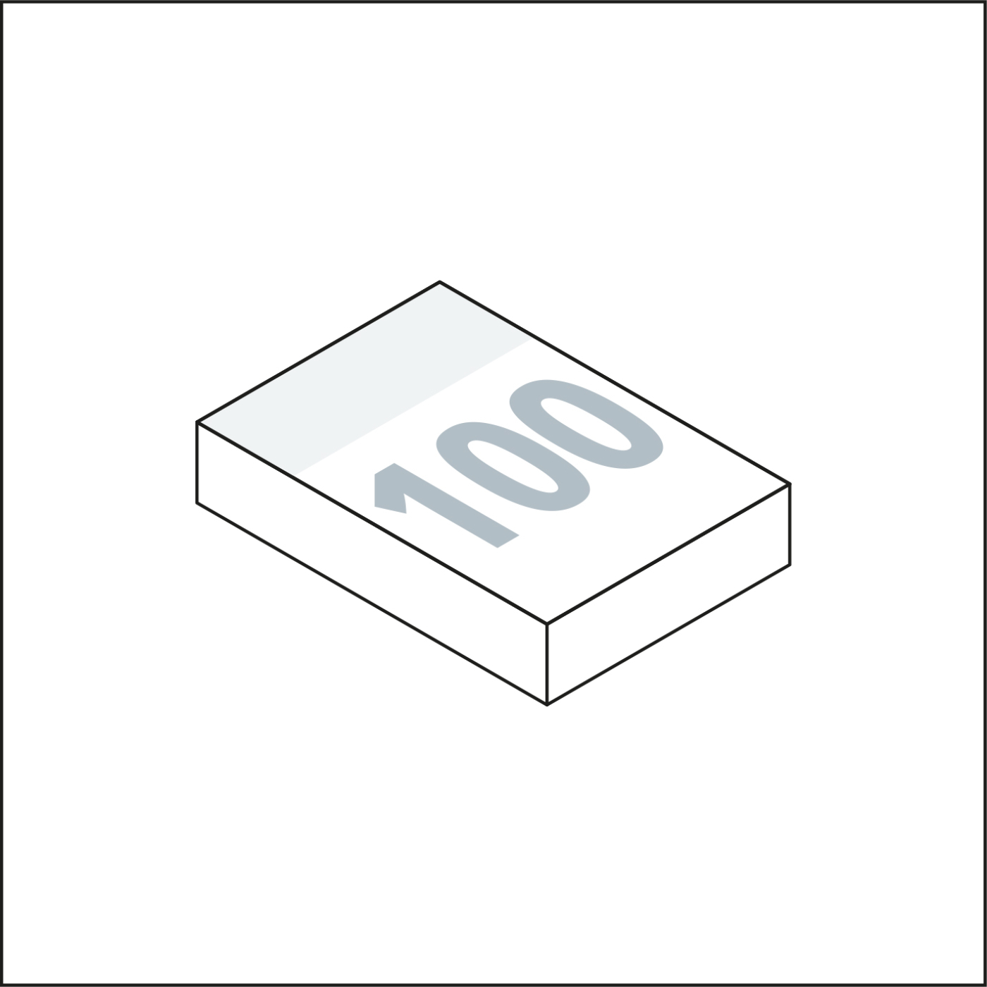 Haftnotizblock Basic 50 × 72 mm Format klein