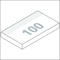 Haftnotizblock Basic 125 × 72 mm Format länglich