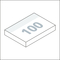 Haftnotizblock Basic 100 × 72 mm Format mittelgroß