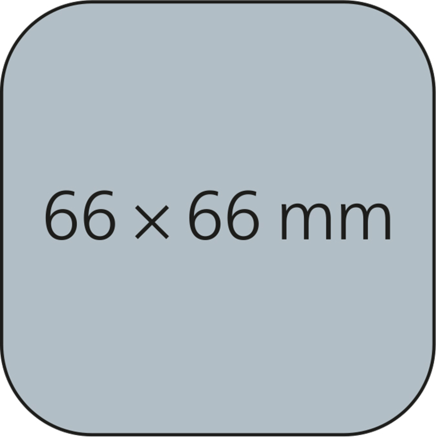 Haftnotizblock Plus Round Ecken abgerundet