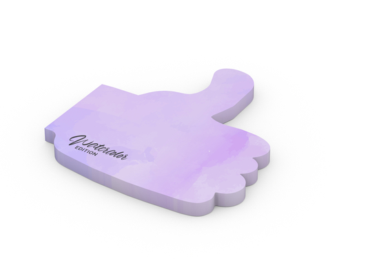 Haftnotizblock Form 100 × 72 mm formgestanzt