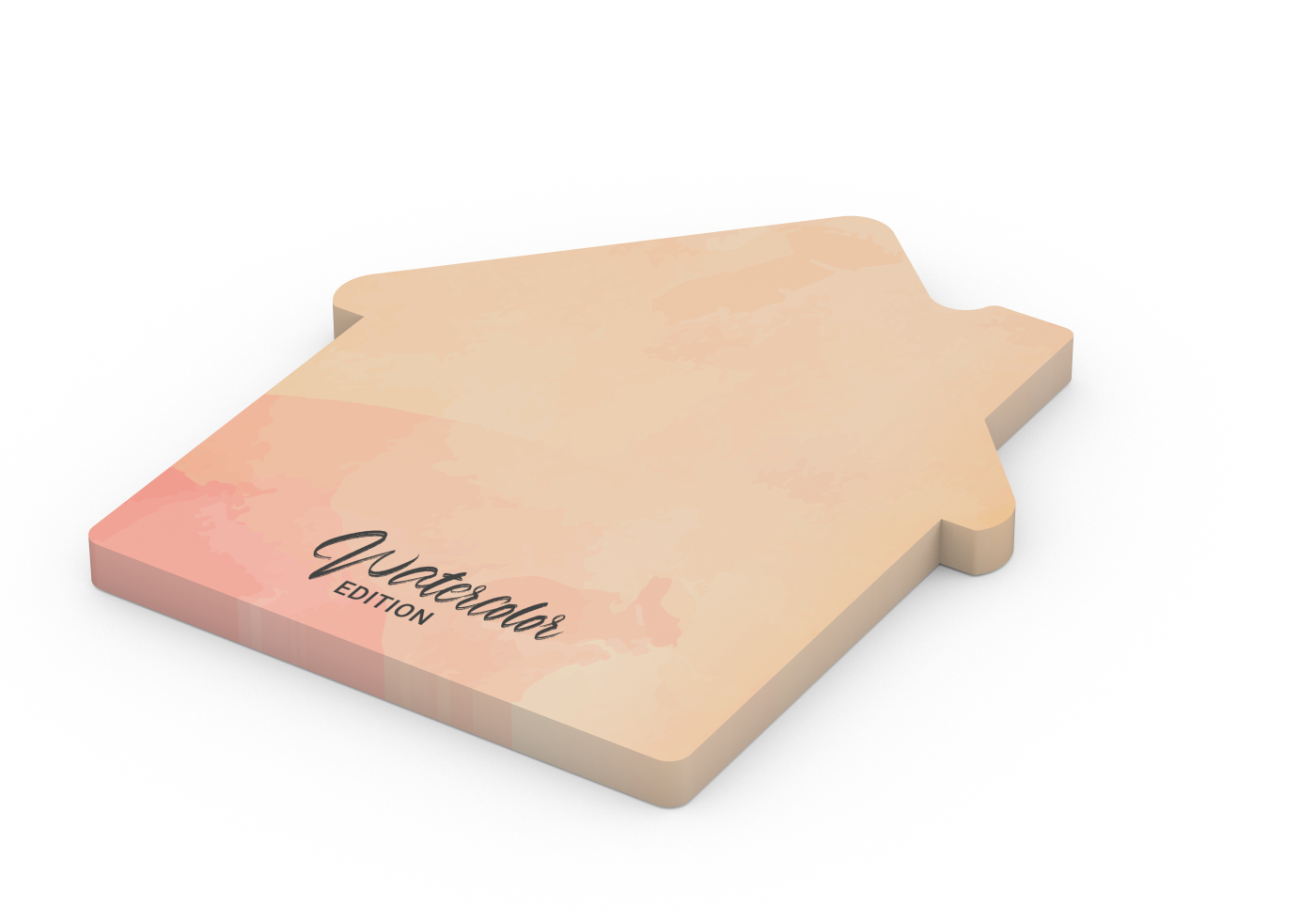Haftnotizblock Form 100 × 72 mm formgestanzt