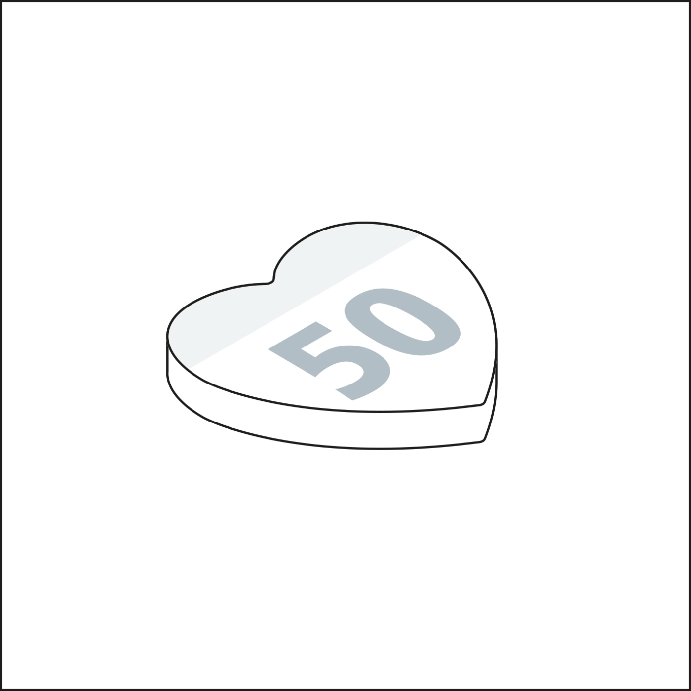 Haftnotizblock Form 100 × 72 mm formgestanzt