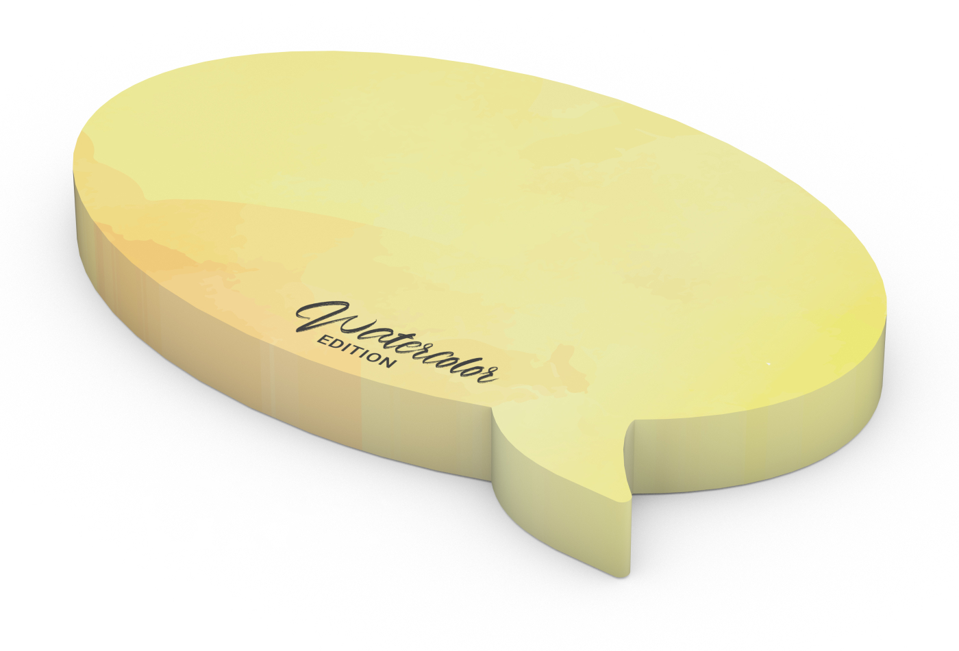 Haftnotizblock Form 100 × 72 mm formgestanzt