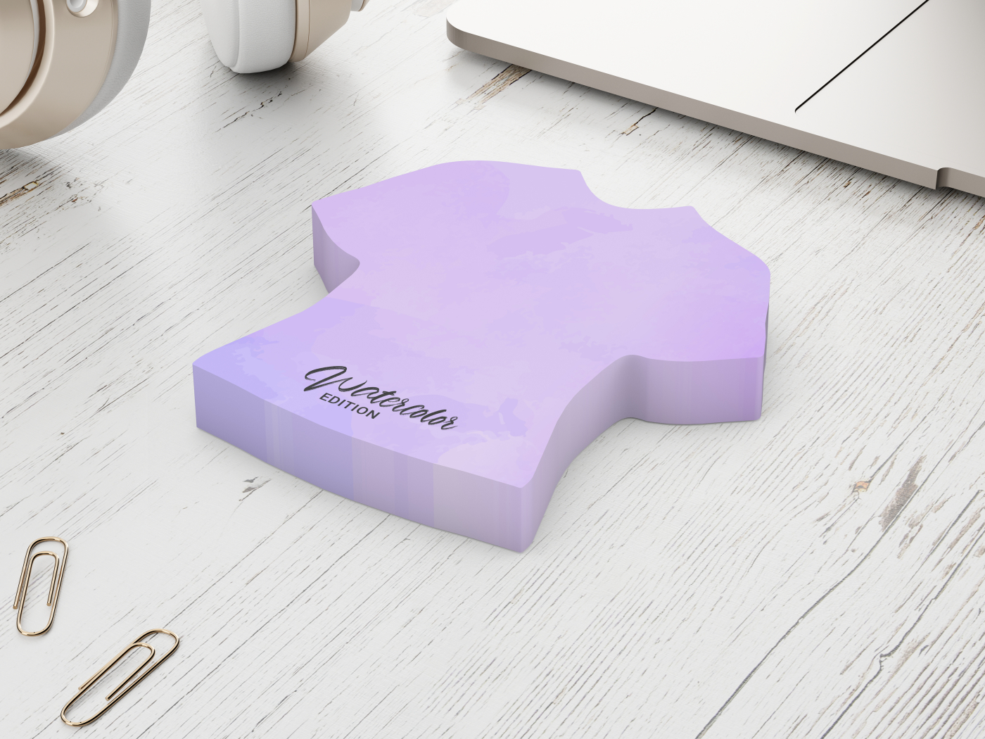 Haftnotizblock Form 72 × 72 mm formgestanzt