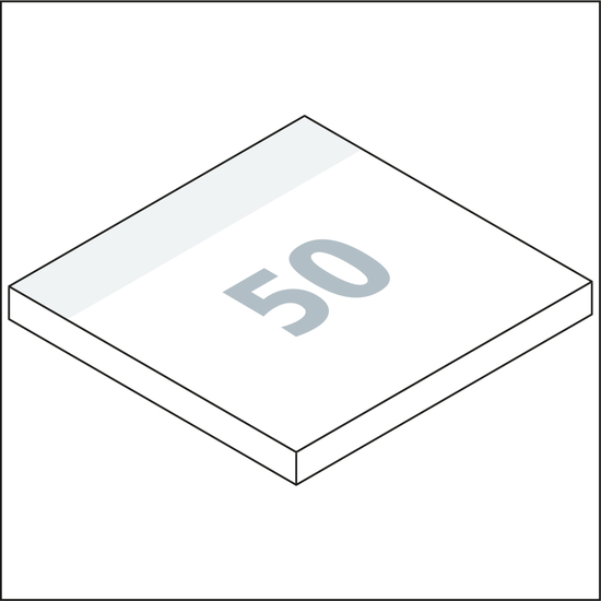Haftnotizblock Basic 100 × 97 mm Format groß